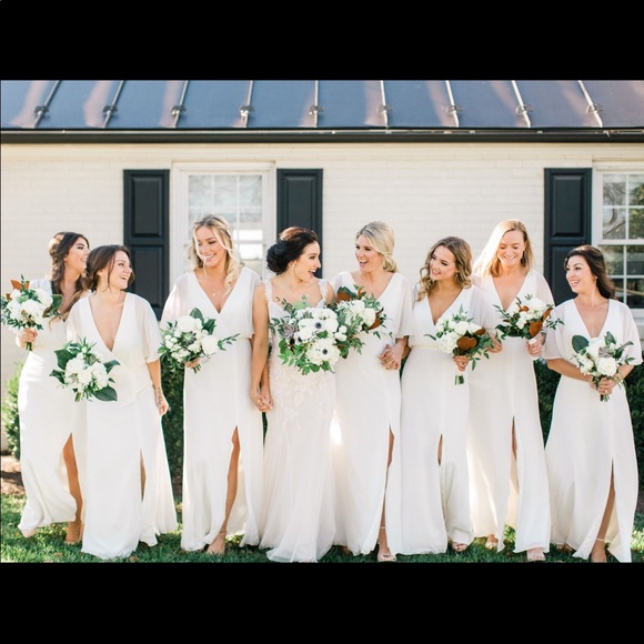 Watters Lottie Bridesmaid Dress in Candlelight - Picture 4 of 7